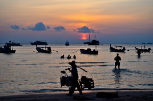 Koh Tao Sunset Sairee Beach, Thailand