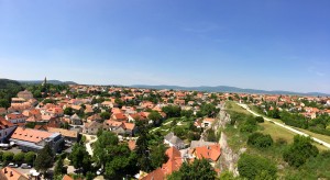 View from the castle in Veszprem, Hungary