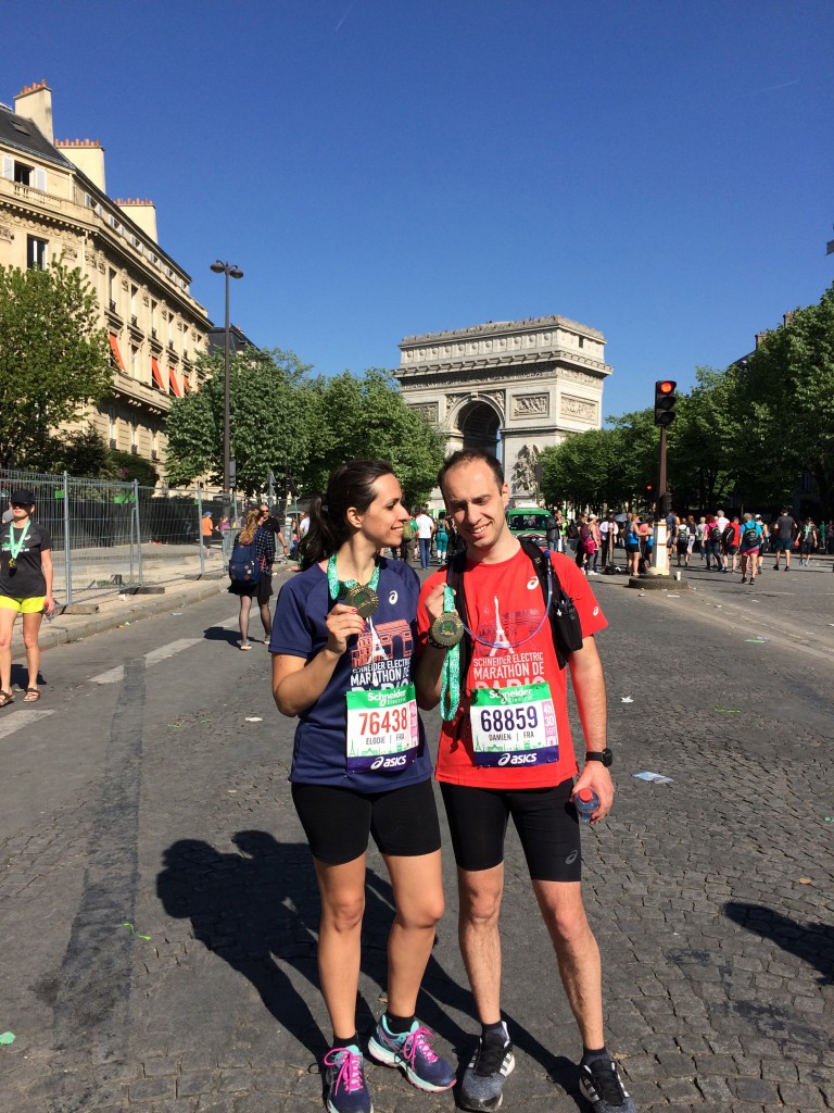 Notre Premier Marathon - Finisher ensemble