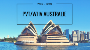 PVT en Australie WHV Australia