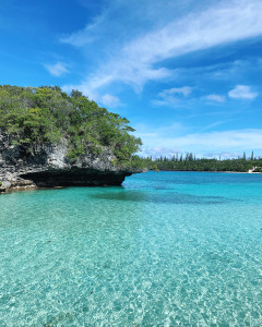 Plage de Kanuméra sur l'ile des Pins