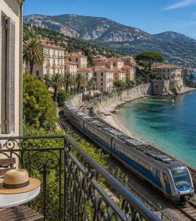 where to stay french riviera without a car